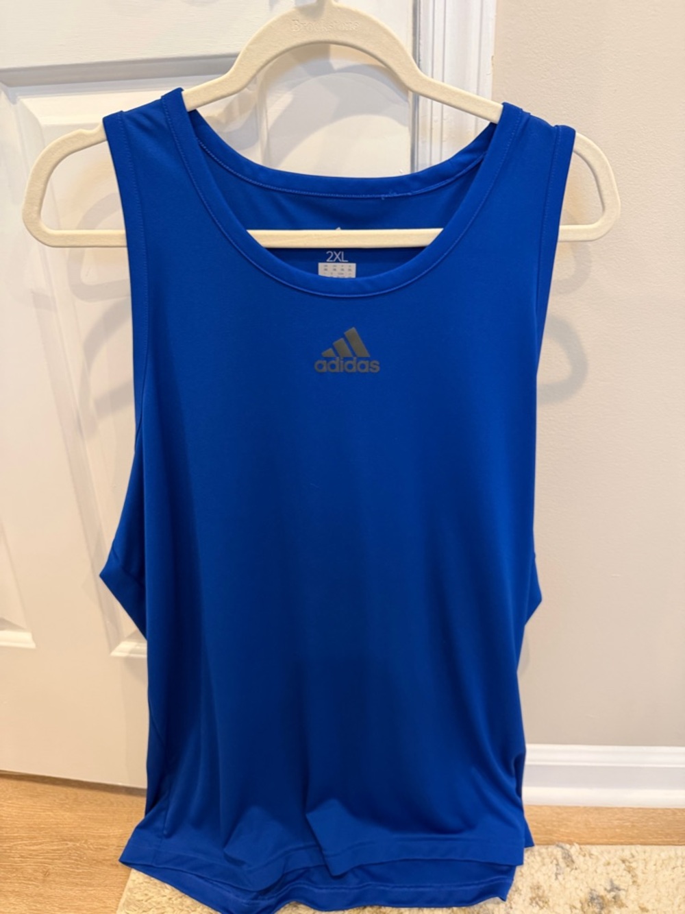 Adidas Men’s Tank  Top Size 2X Royal Blue